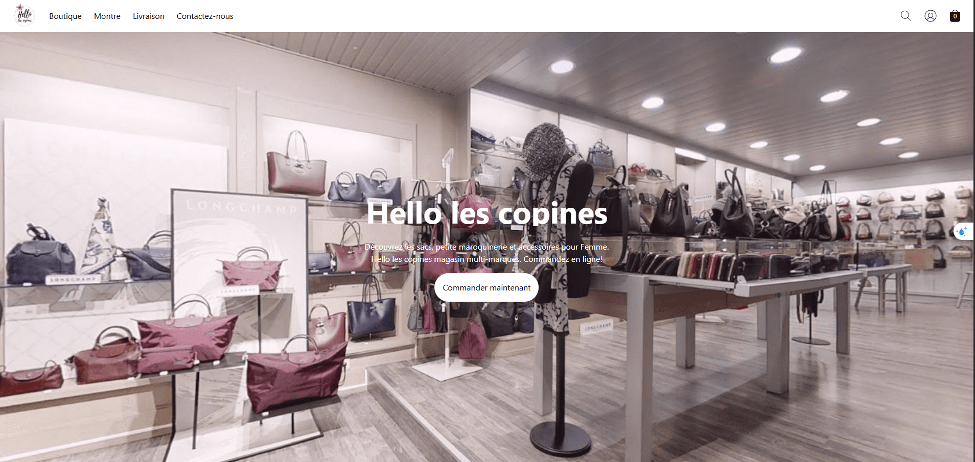 Copine - Marque / Communauté Féminine - Projet création site web